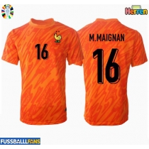 Frankreich Mike Maignan #16 Torwart Auswärtstrikot EM 2024 Kurzarm